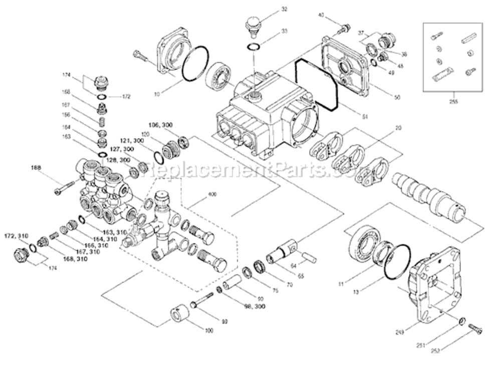 Page B Diagram and Parts List for PCH3500C  Porter Cable Pressure Washer